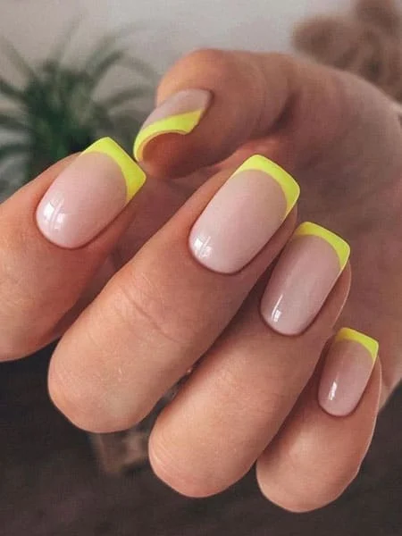 Neon-French-Tip-Nails