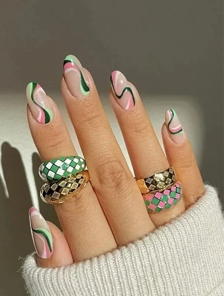 Pink-and-Green-Swirls_Nail-Ideas_amyle-1