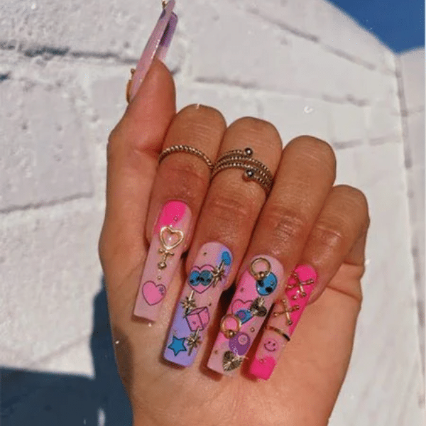 Quirky-Long-Coffin-Nails