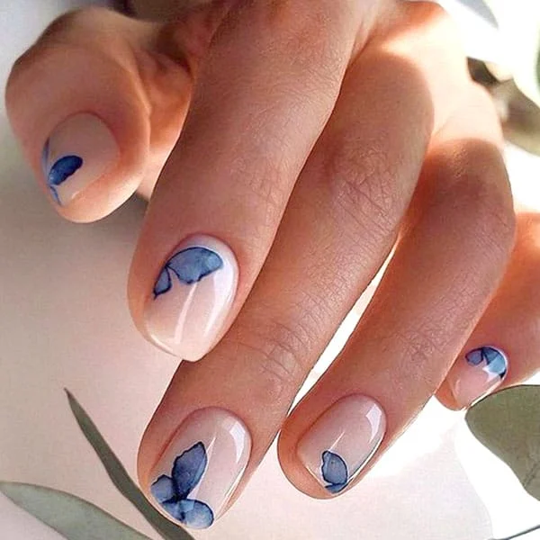 Short-Butterfly-Nail-Designs