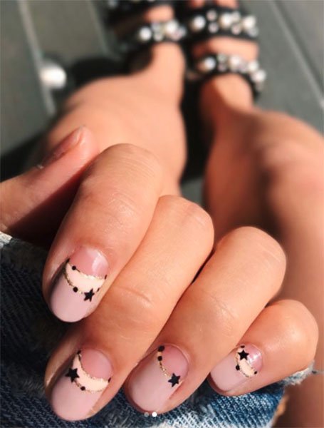 Crescent And Star Manicure