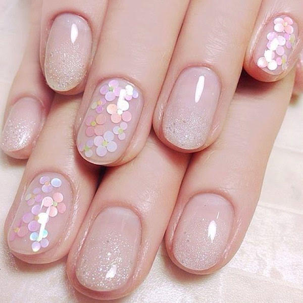 Cute Glitter Nails