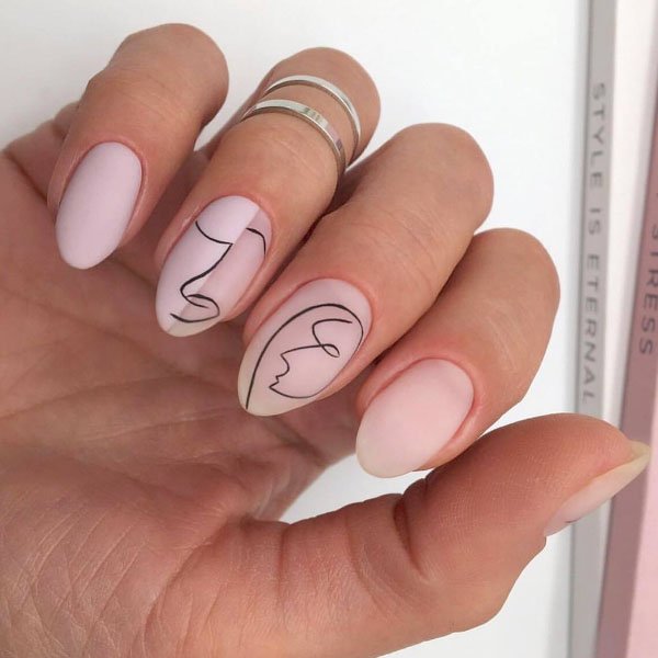 Feature Almond Nails