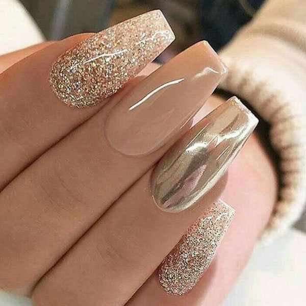 Glitter Nails Fall