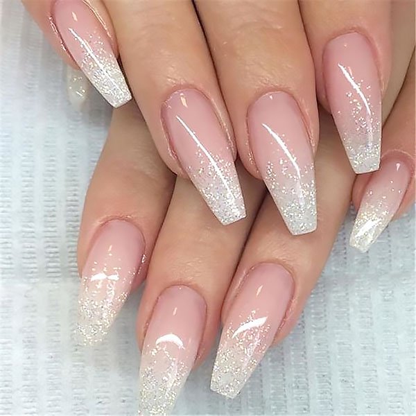 Glitter Ombre Nails