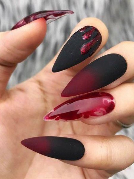 Long Stiletto Nails