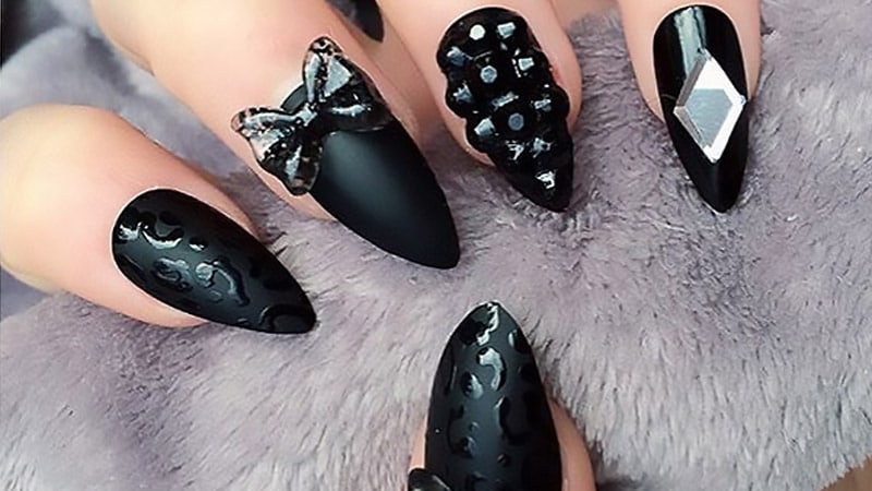 Matte 3d Nails