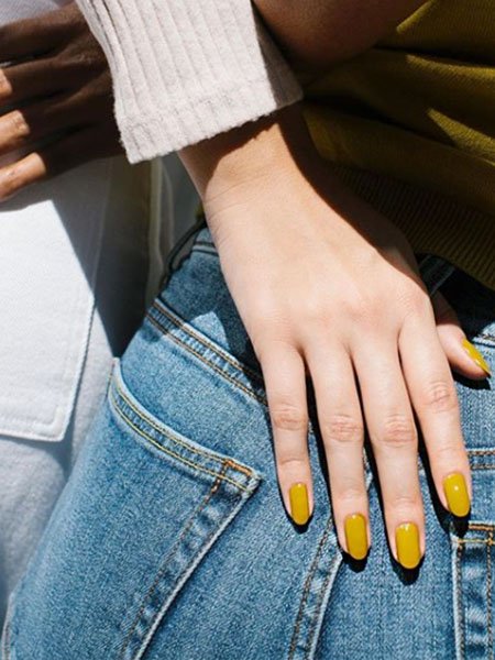 Mustard Nails