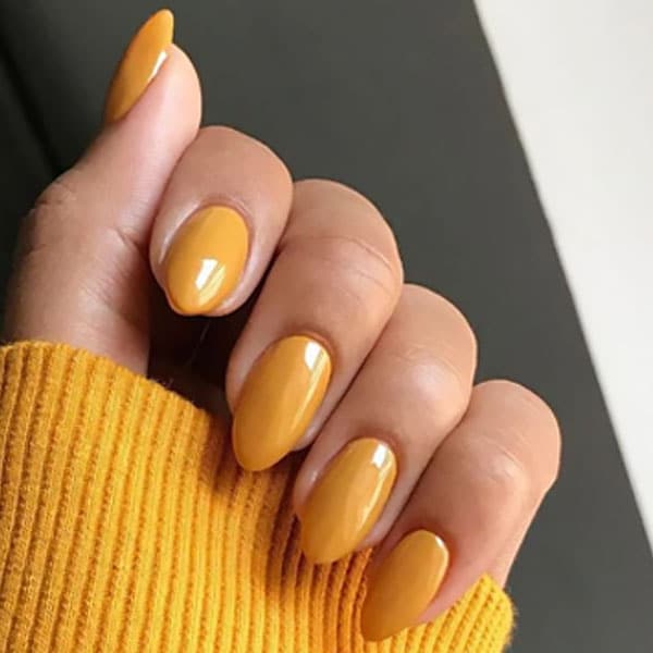 Mustard Nails