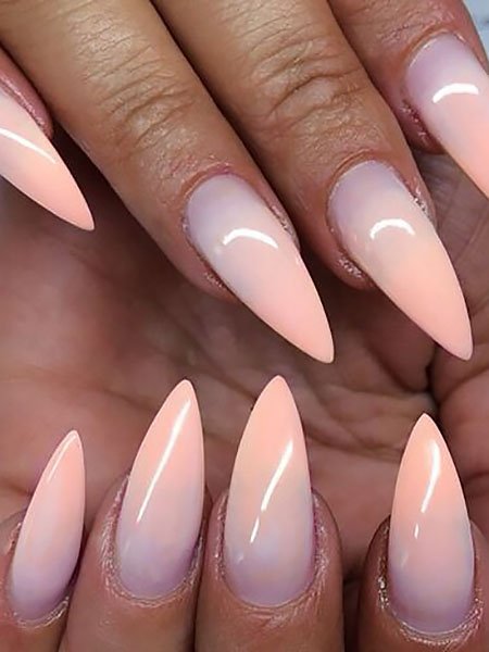 Ombre Stiletto Nails