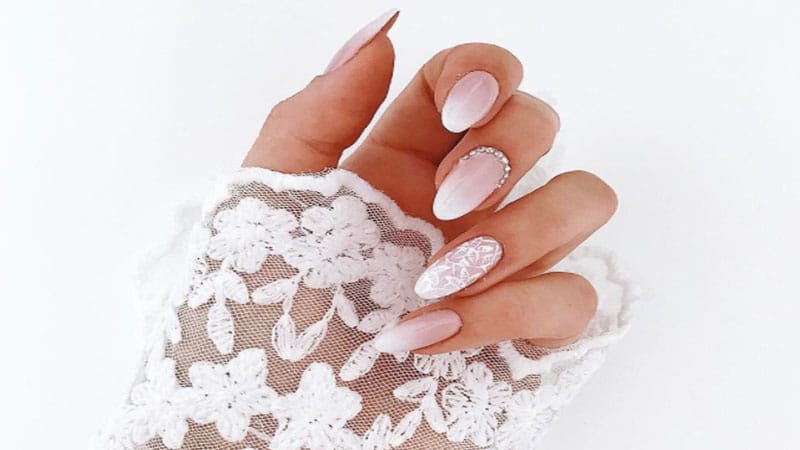 ombre wedding nails