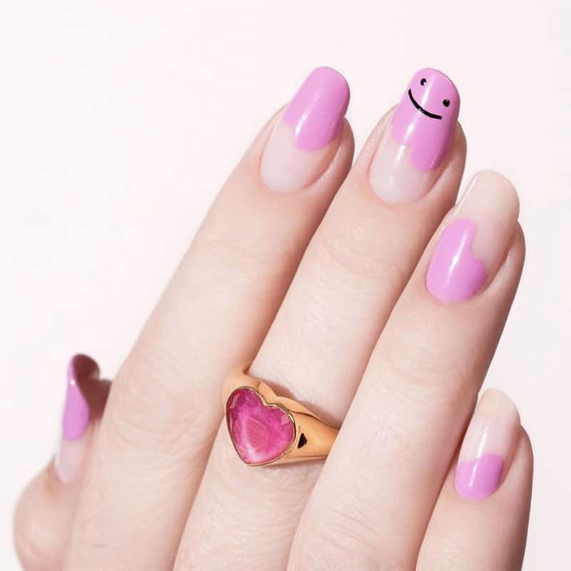 Pastel Purple Nails Cassmariebeauty