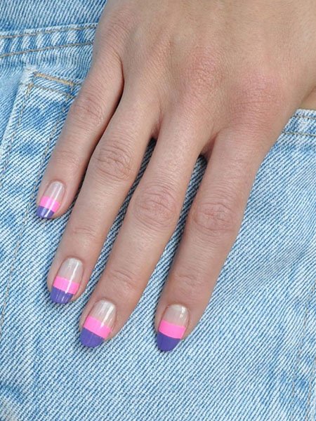 Pink And Purple Nails
