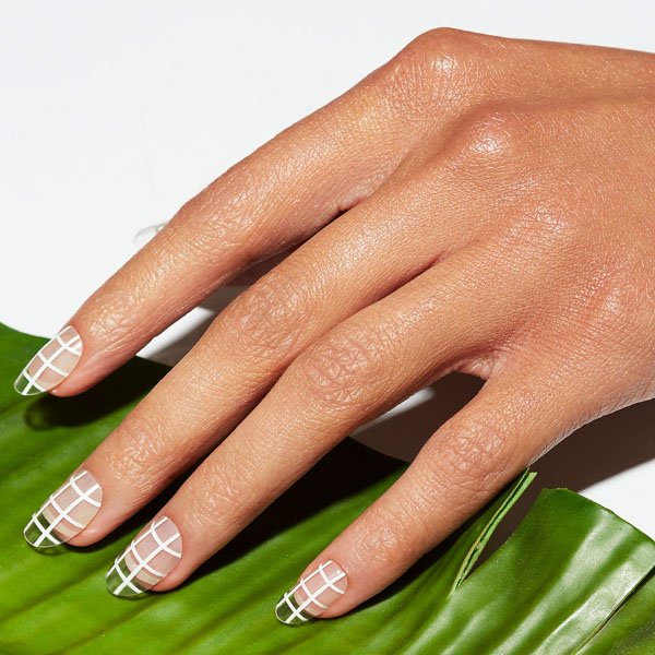 Press On Transparent Almond Nails Copy