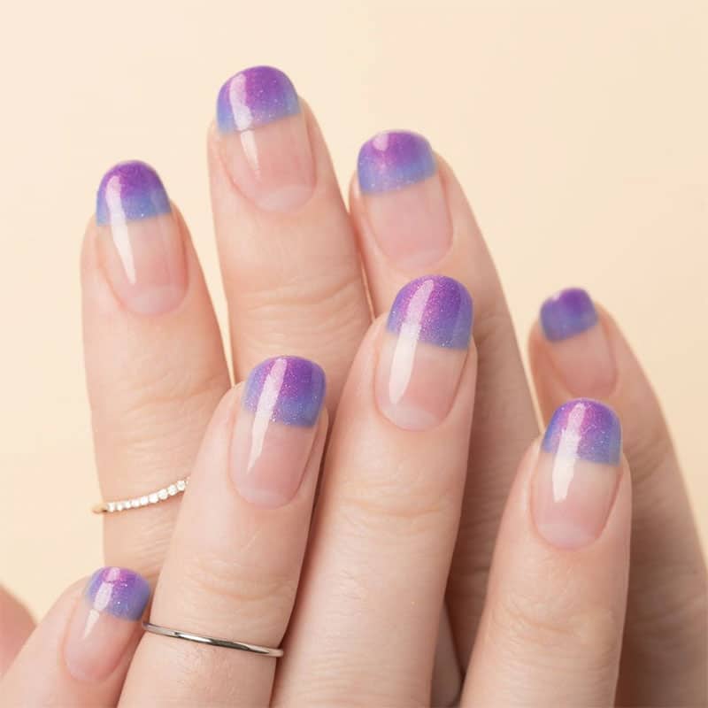 Purple And Blue Nails Cassmariebeauty Copy