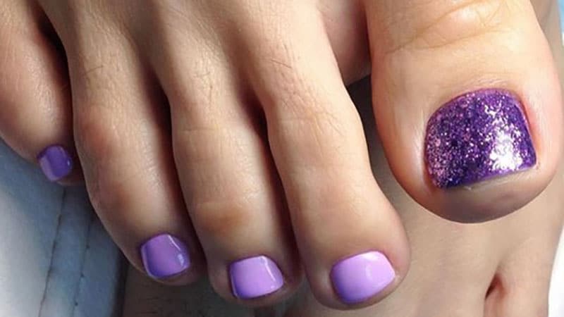 Purple Toenails