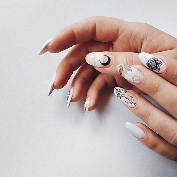 Transparent Nail Design