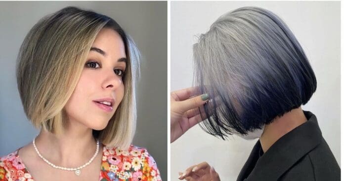 10 Cute Bob Haircuts for Short Hair with Original Hair Color Designs