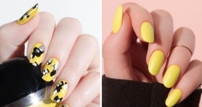 20 Stunning Yellow Nail Designs to Try in 2022