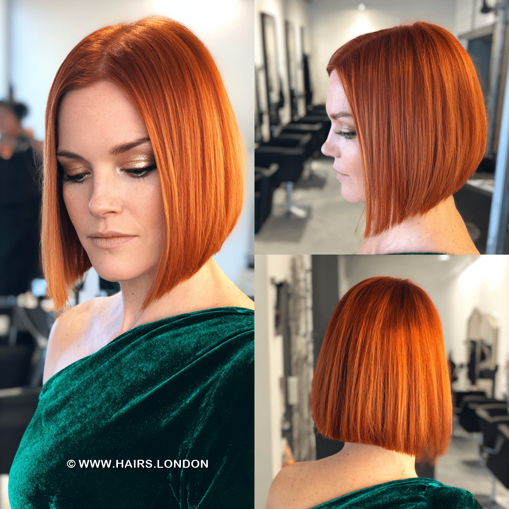 Fiery Copper Glow Hair