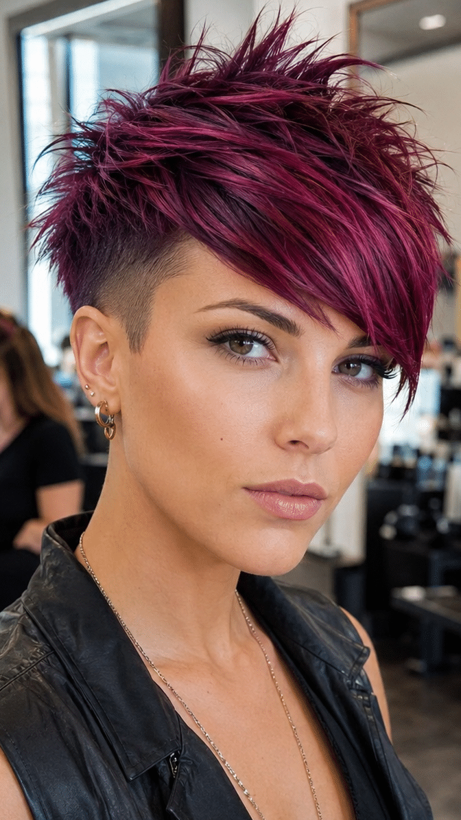 Velvet Magenta Fusion Hair