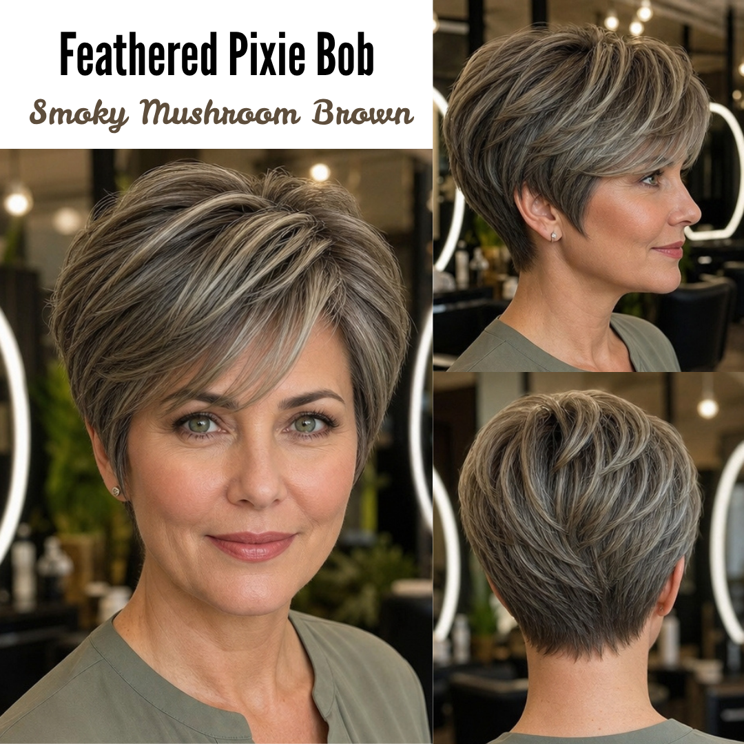 Smoky Mushroom Brown Hair