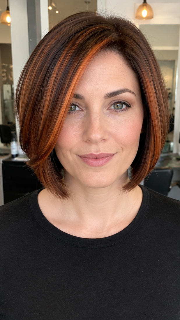 66 Latest Bob Haircuts for Women 2026 Cinnamon Copper Glow Hair