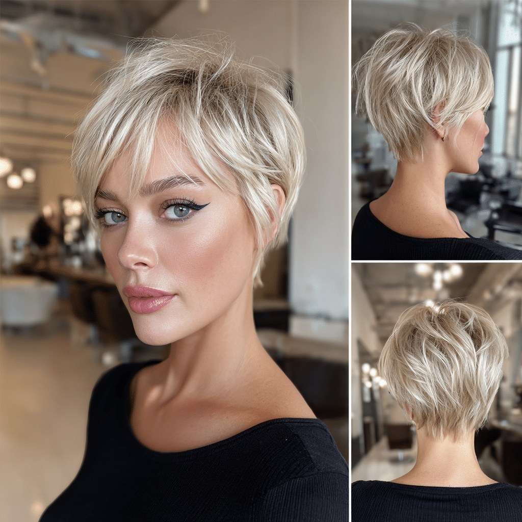 Champagne Ice Blonde Hair