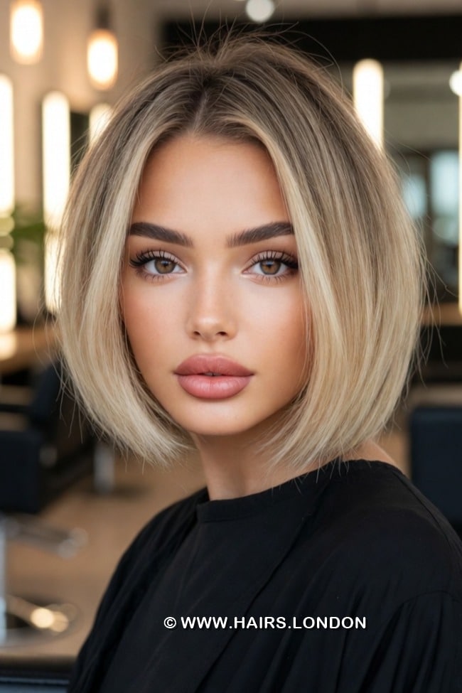 Creamy Champagne Blonde Hair