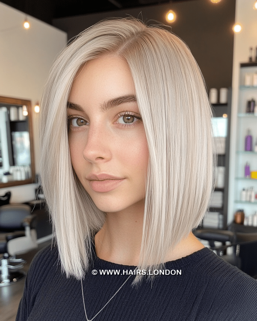 Icy Pearl Blonde Hair