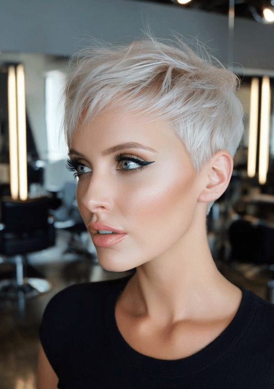 Frosted Vanilla Blonde Hair