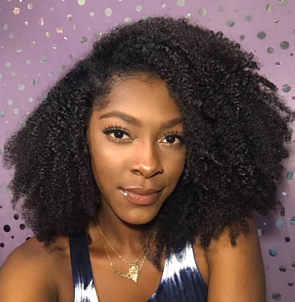 African American Medium Natural Hairstyle