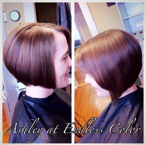 Angled Bob Hairstyle - Best Short Bob Hairstyles width=