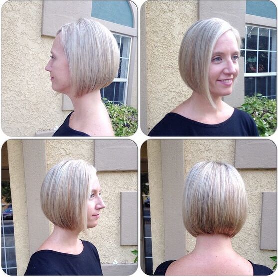 Asymmetrical, A-line Bob Haircut - Easy Everyday Hairstyles for Women Short Hair
