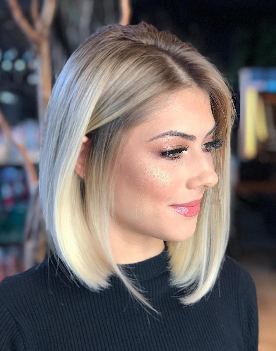 Blunt Blonde Bob