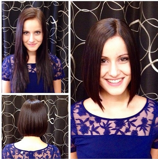 Cute Long Bob Haircut - Short Hairstyles width=