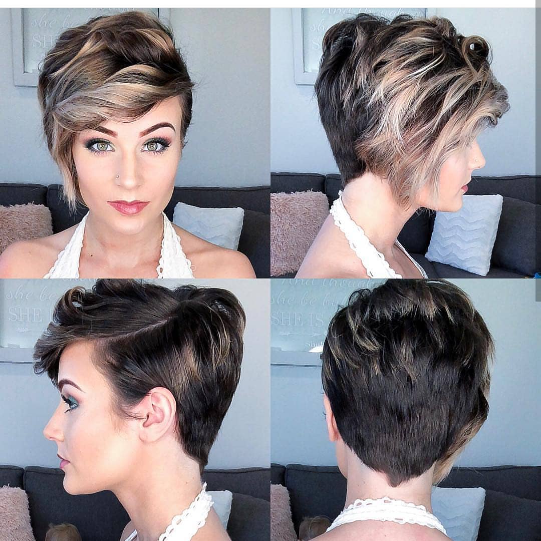 Easy Everyday Hairstyle for Short Hair - Women Pixie Haircut Ideas
