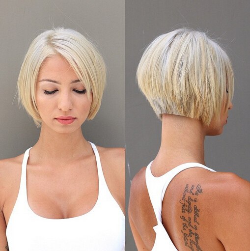 Hot and funky bob hairstyle for short hair that you can try on and set a new bob style