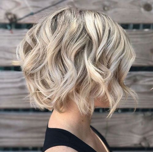 Latest Wavy Bob Haircuts Women - Short Bob Hairstyles