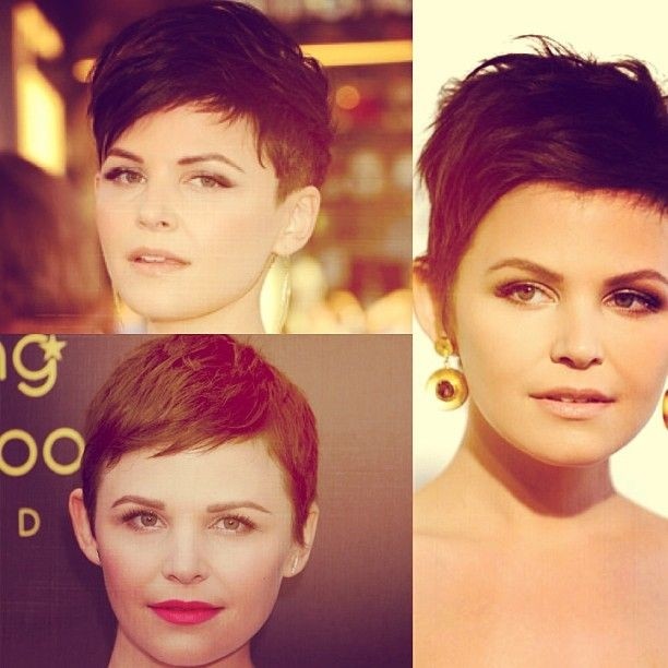 Lovely Pixie Cuts for Round Face Shape