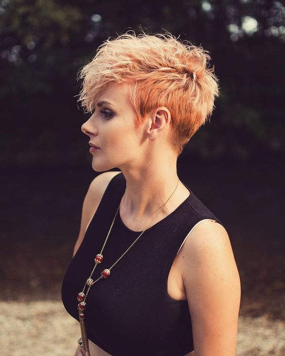 Messy Short Pixie Haircut, Very Short Hair Styles for Female