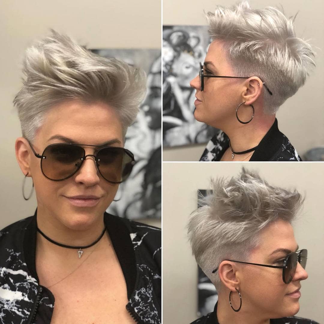 Messy Short Pixie Haircut, Very Short Hair Styles for Female