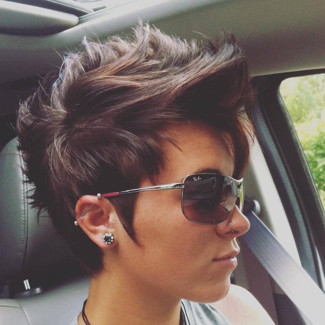 Messy Short Pixie Haircut, Very Short Hair Styles for Female