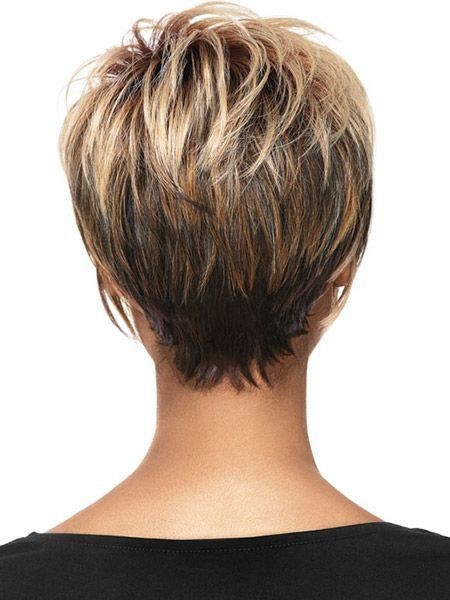 Ombre Hair on Short Hairstyles: Back View