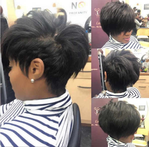 Pretty, Chic Short Pixie Hair Styles - Black Women Short Haircut Ideas 2017