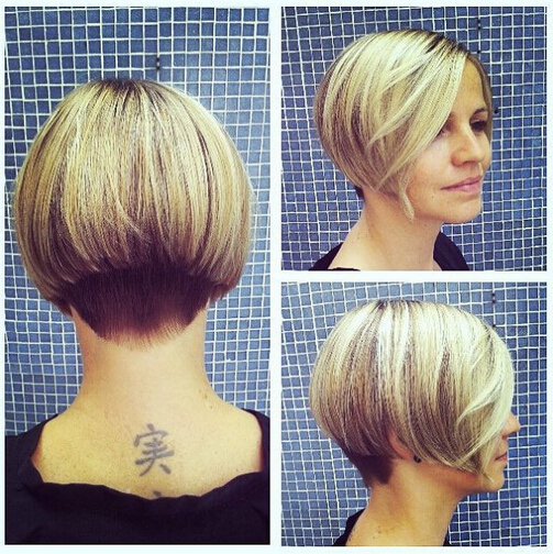 Pretty Short Bob Haircuts with Straight Hair