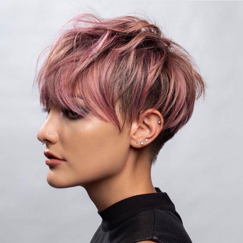 Short Hair Color Ideas for Female, Chic Short Haircut for 2019