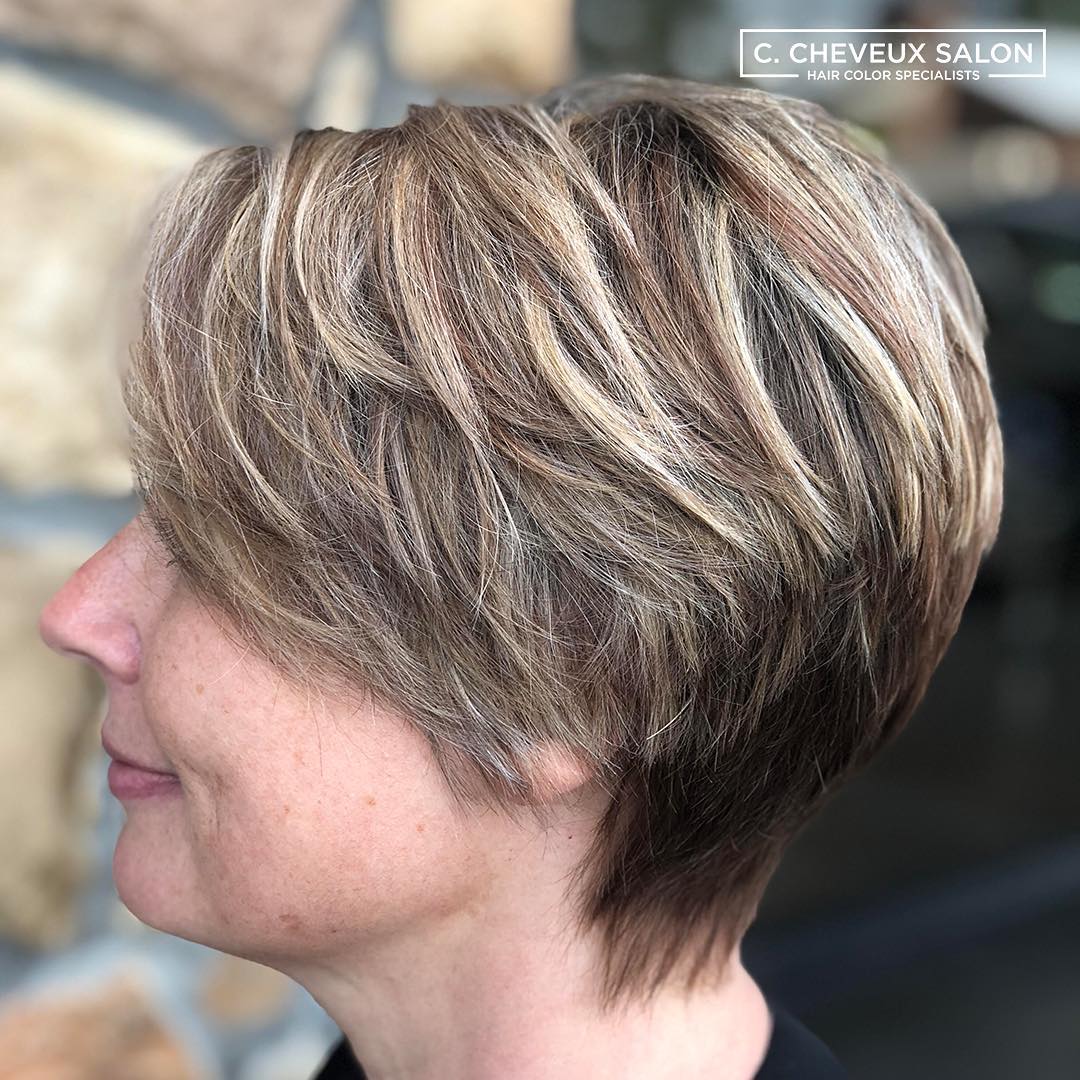 Short Hair Color Ideas for Female, Chic Short Haircut for 2019