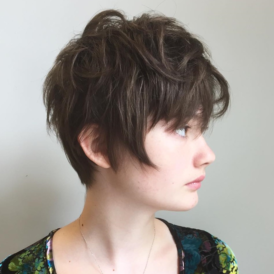 Short Messy Bedhead Hairstyle