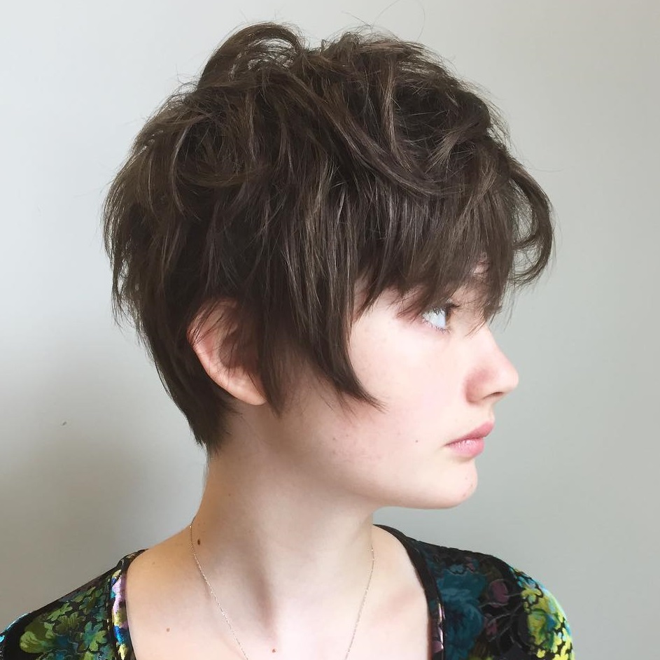 Short Messy Bedhead Hairstyle